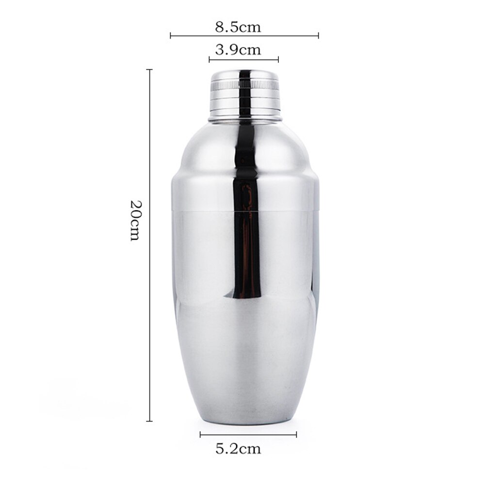 Stainless Steel Shaker Bar Household Shaker Shaker Cup Shaker Shaker Bar Supplies Tools Cocktail Shaker 500ml Support