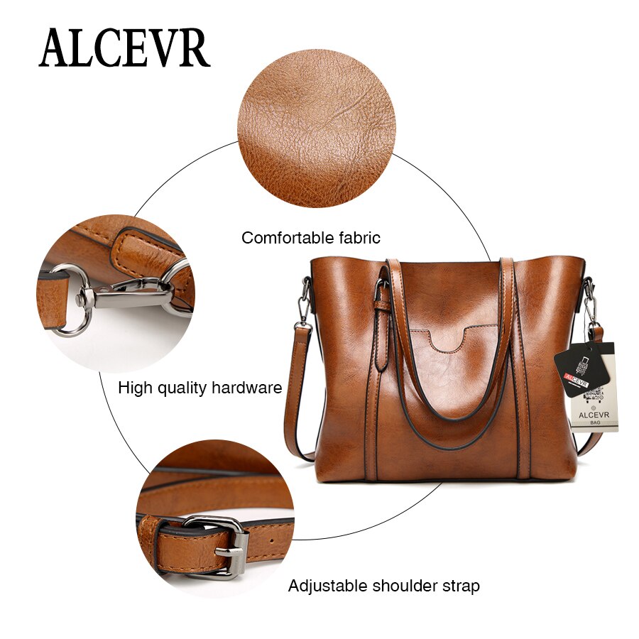 ALCEVR Luxe Handtassen vrouwen tassen Outlet Tote schoudertassen voor Zacht Leer Hoge Capaciteit Vintage Handtas Beroemde