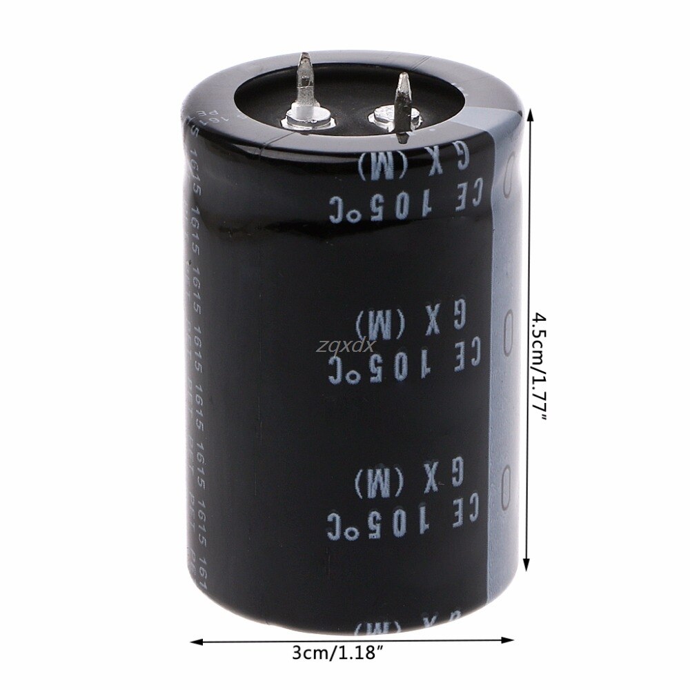 400V 470uF 30x45mm de alta frecuencia de baja resistencia GX condensador electrolítico 105 grados Celsius JAN10 y
