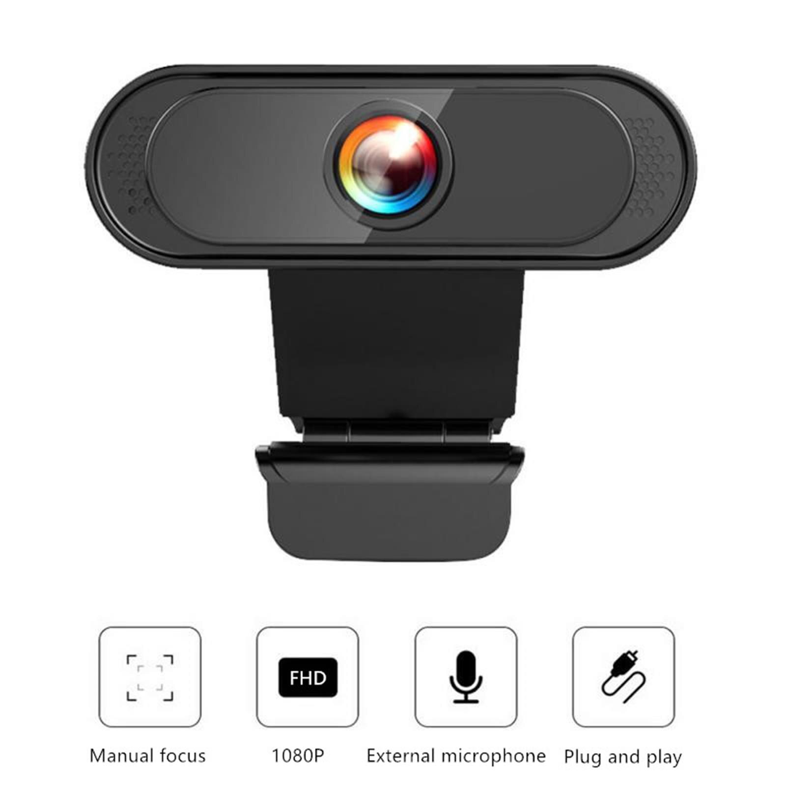 720P/1080P Hd Webcam Met Microfoon Pc Desktop Web Camera Cam Mini Computer Webcamera Cam Video-opname werk In Voorraad