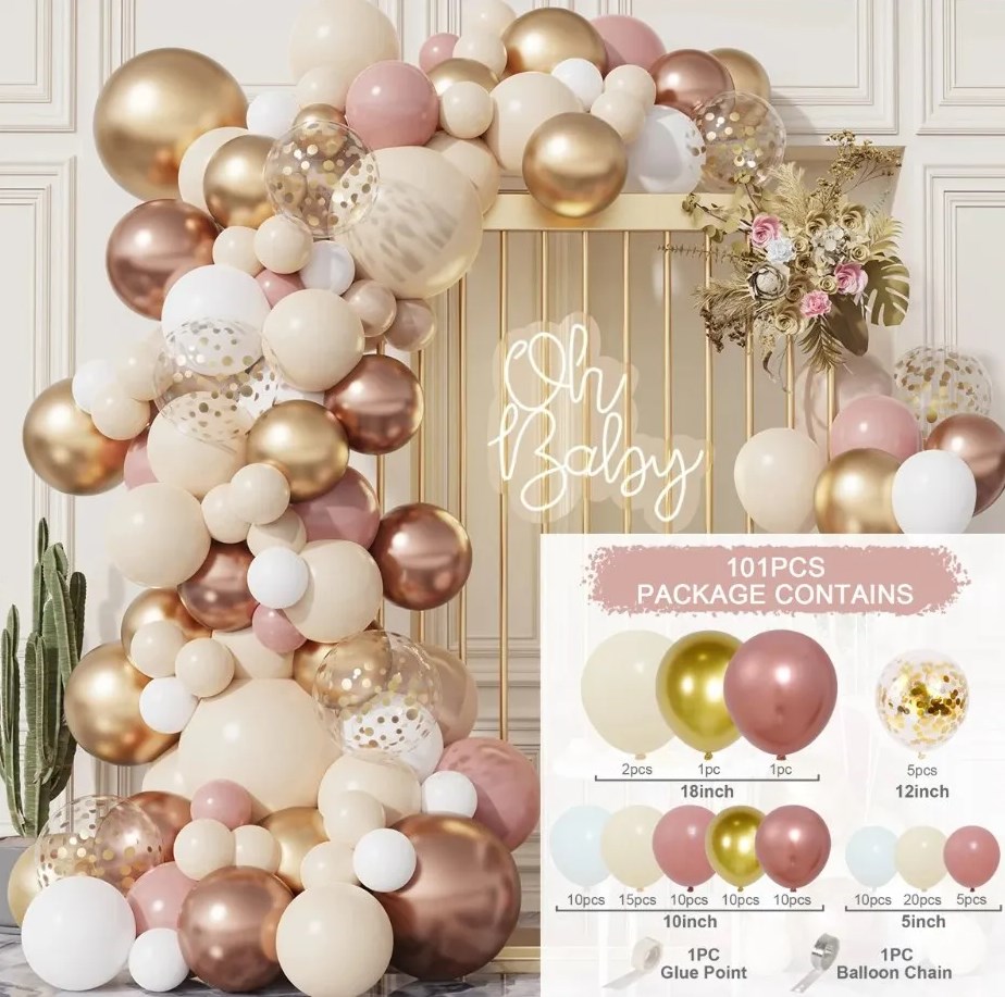 Babyshower versiering bruin | De leukste bruine decoratie