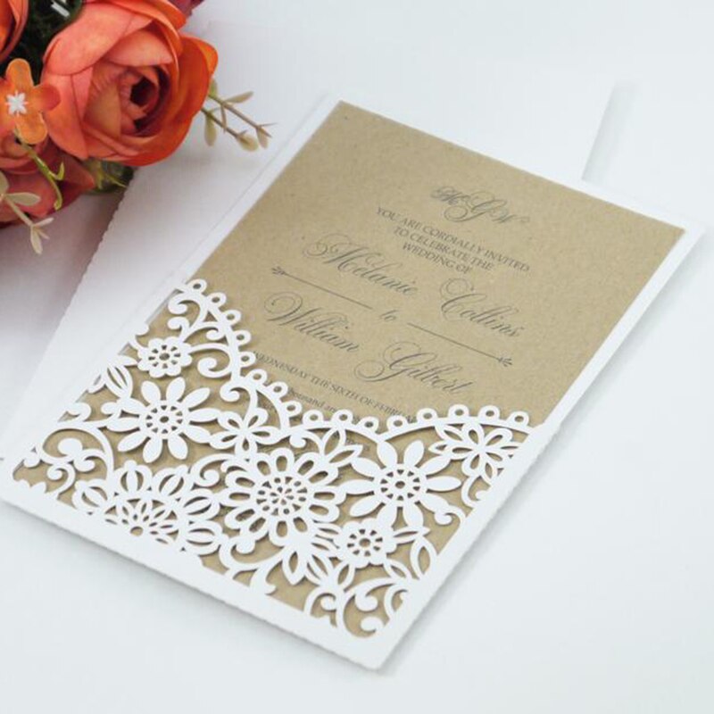 Flower wedding inviation Dies for Card Making pocket Metal Cutting Dies Scrapbooking Craft Dies Stencil Die Cut