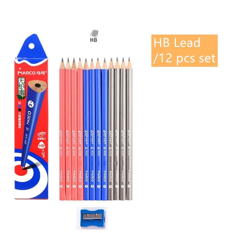 12pcs pencil for school HB 2H 2B Lead nature wood writing sketch oebcuk Stationery office school EB870: HB set