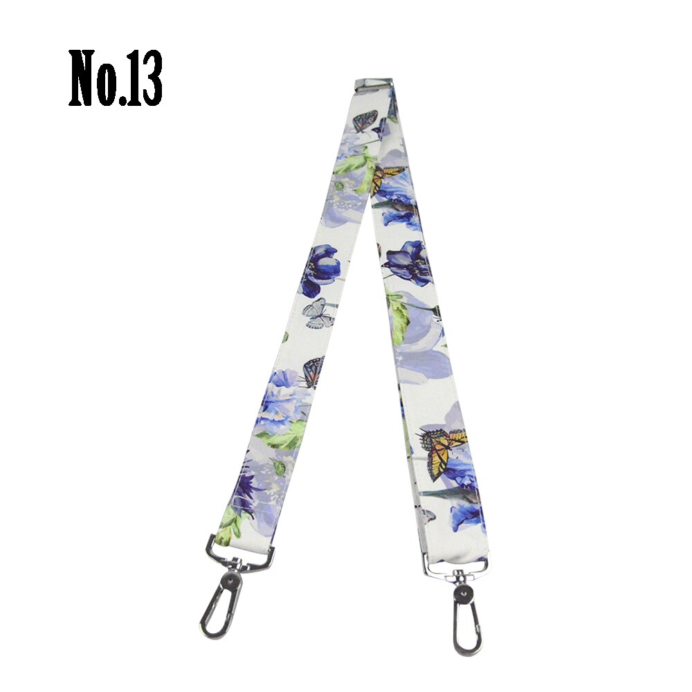 Tanqu 1 stycke mjukt blommigt handtag med justerbart längd med spänne för klassiska mini obag handtag för o väska för handväska dam & #39 ;s väskor: No 13