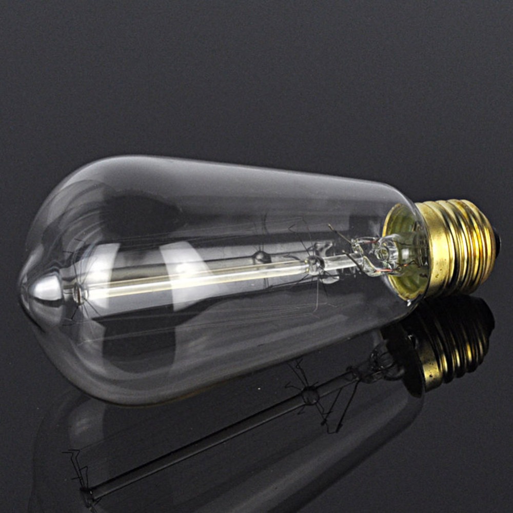 Vintage Edison Bulb LED Lamp E27 5W 40W Retro Tungsten Filament Bulbs