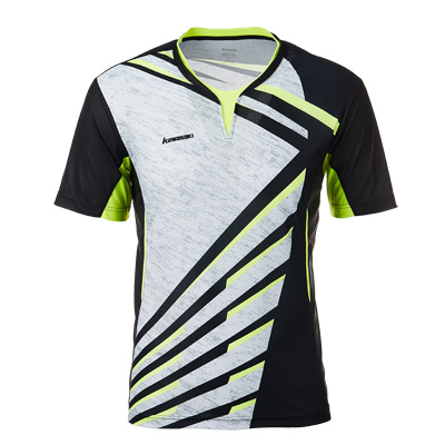 Camiseta de Bádminton de manga corta con cuello en V para hombre de Kawasaki, camiseta de tenis para hombre, ropa deportiva al aire libre, ST-T1013: Gray / XXXL