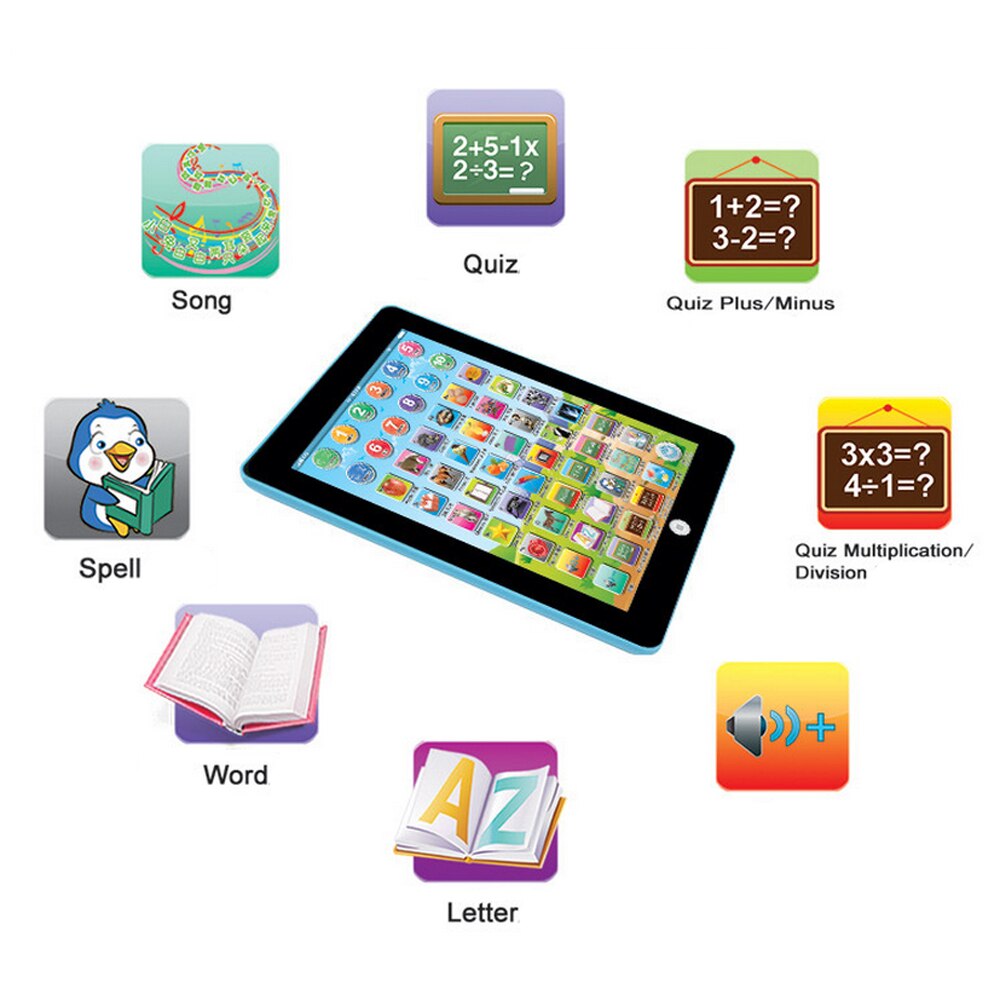 Leuk speelgoed voor vroege educatie machine top kinderen tablet ipad educatief speelgoed voor meisjes jongens baby 8.23