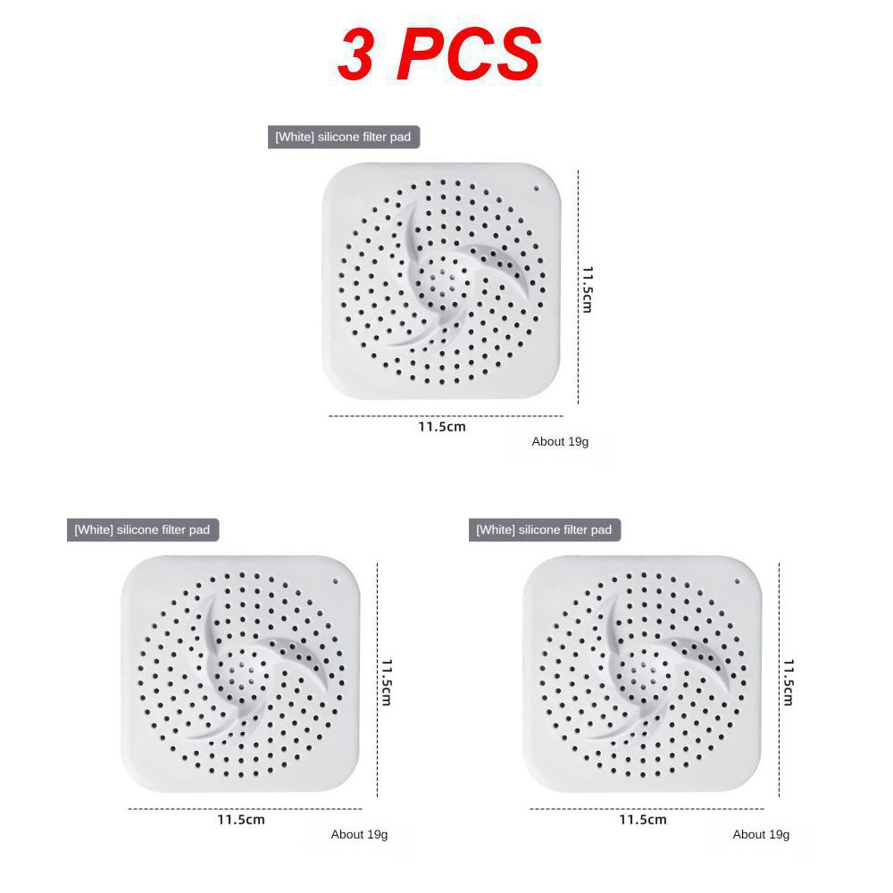 Bathroom Drain Hair Catcher Bath Stopper Plug Sink Strainer Filter Shower Smell Proof Shower Floor Siphon Drain Cover Kitchen: PURPLE