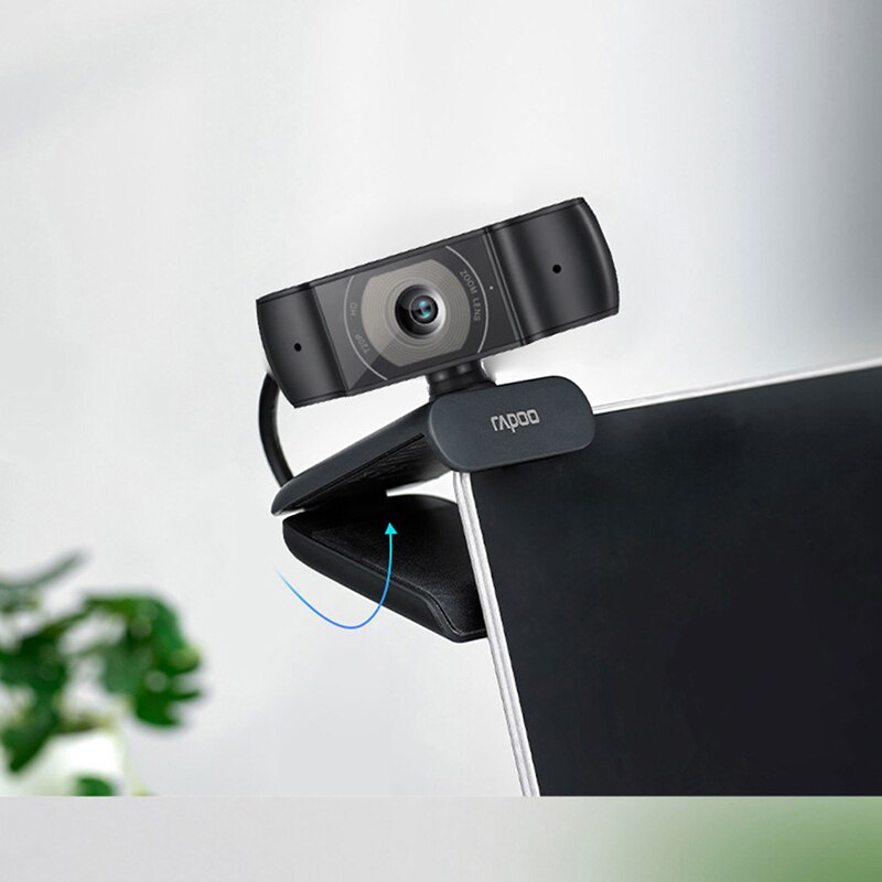 Originele Rapoo C200 Webcam 720P Hd Met USB2.0 Met Microfoon Draaibare Camera 'S Voor Live-uitzending Video Bellen Conferentie