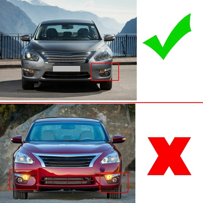Car Front Bumper Fog Light Frame Cover for Nissan Altima Sedan