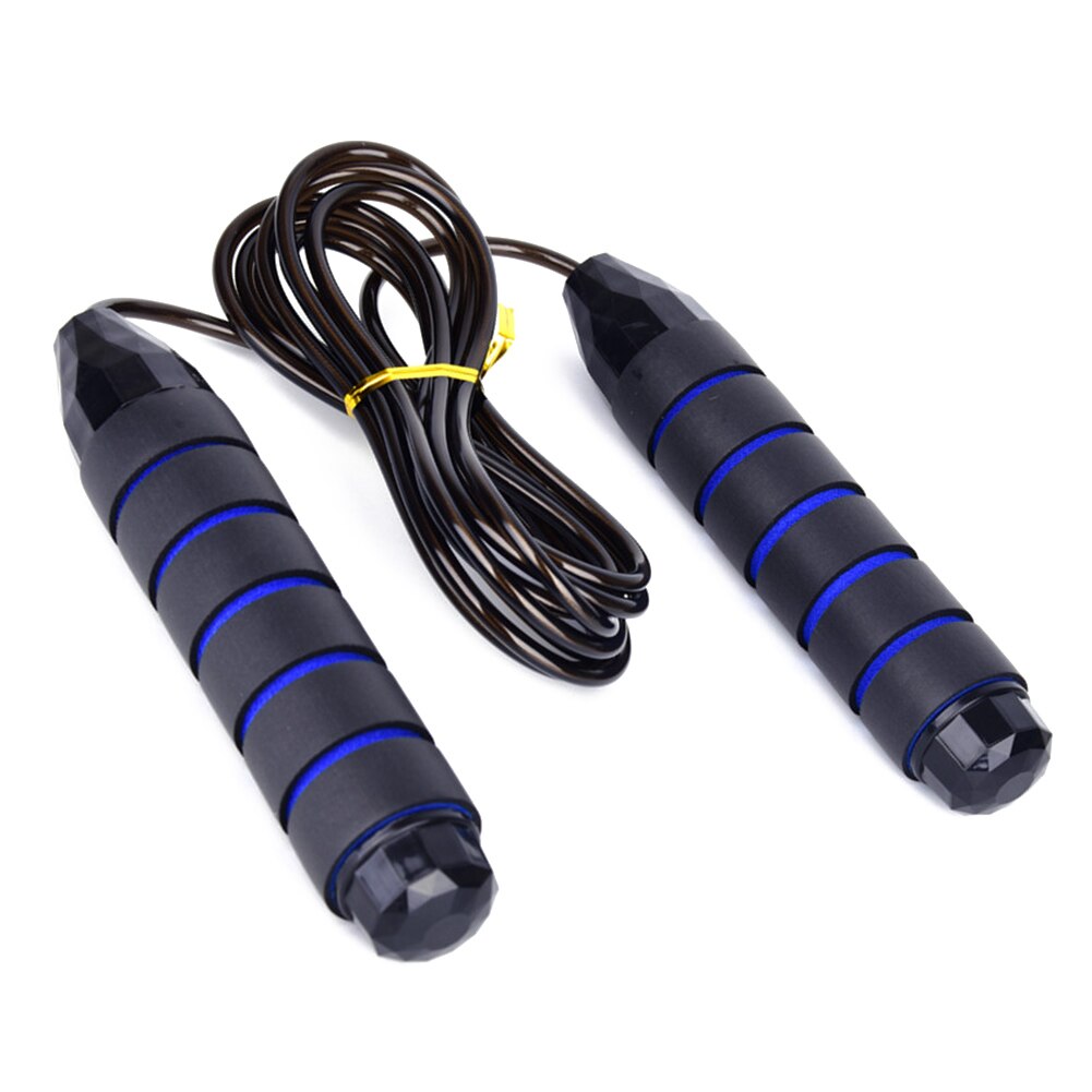 3m Weighted Skipping Rope Adjustable Steel Wire Jumping Rope Removable Weight Bar for Adult Sports Fitness Training Equipment: Blue