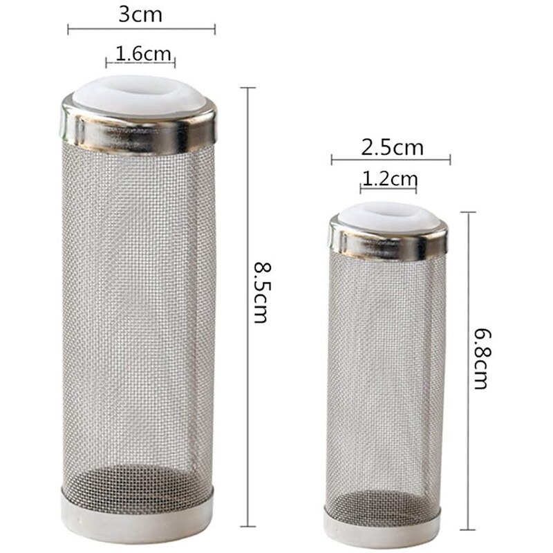 Aquarium Inflow Inlet Filter Stainless Steel Mesh Intake Strainer Filters Shrimp Fish Protect Filter Guard 12mm /16mm