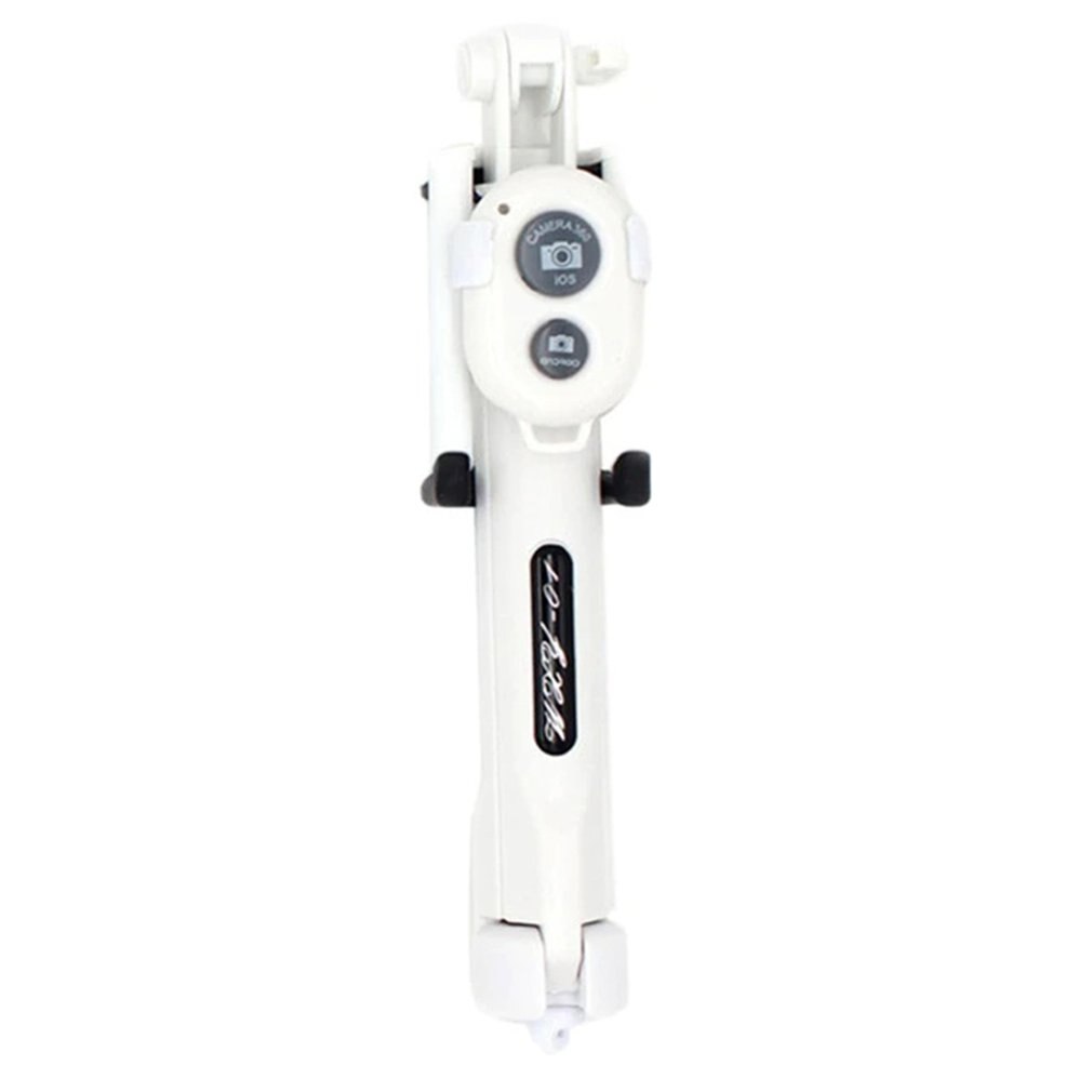 Universal Tripod Self-timer Pole Photographs Selfie Stick Wireless Mobile Phone Selfie Artifact Tripod Camera Live Photo Holder: Red