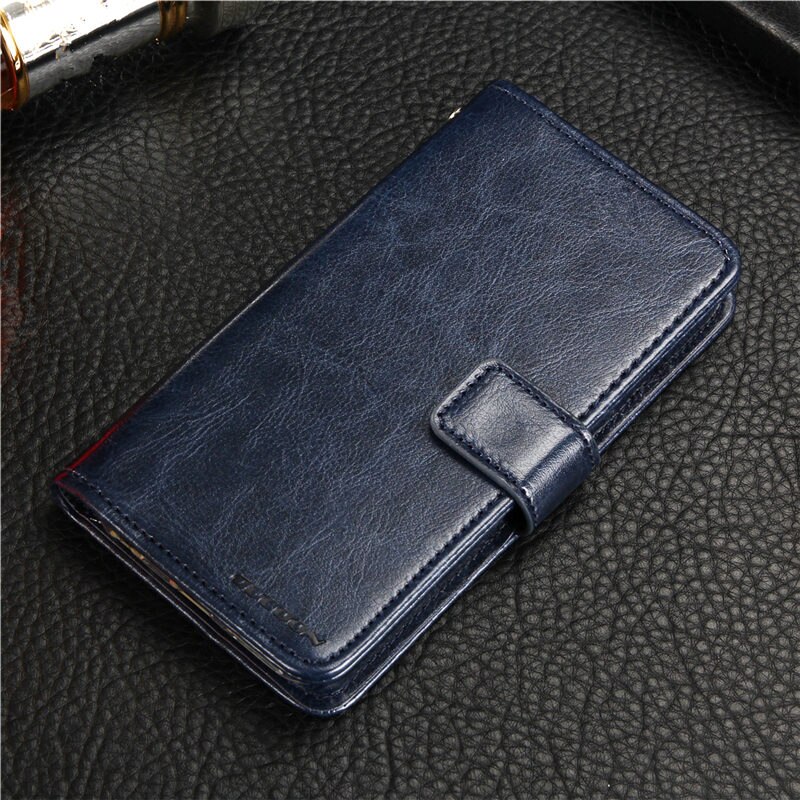 GUCOON Vintage Wallet Case voor Caterpillar Cat S61 S60 PU Leer Klassieke Boek Flip Cover Magnetische Mode Gevallen: Caterpillar Cat S61 / Dark Blue
