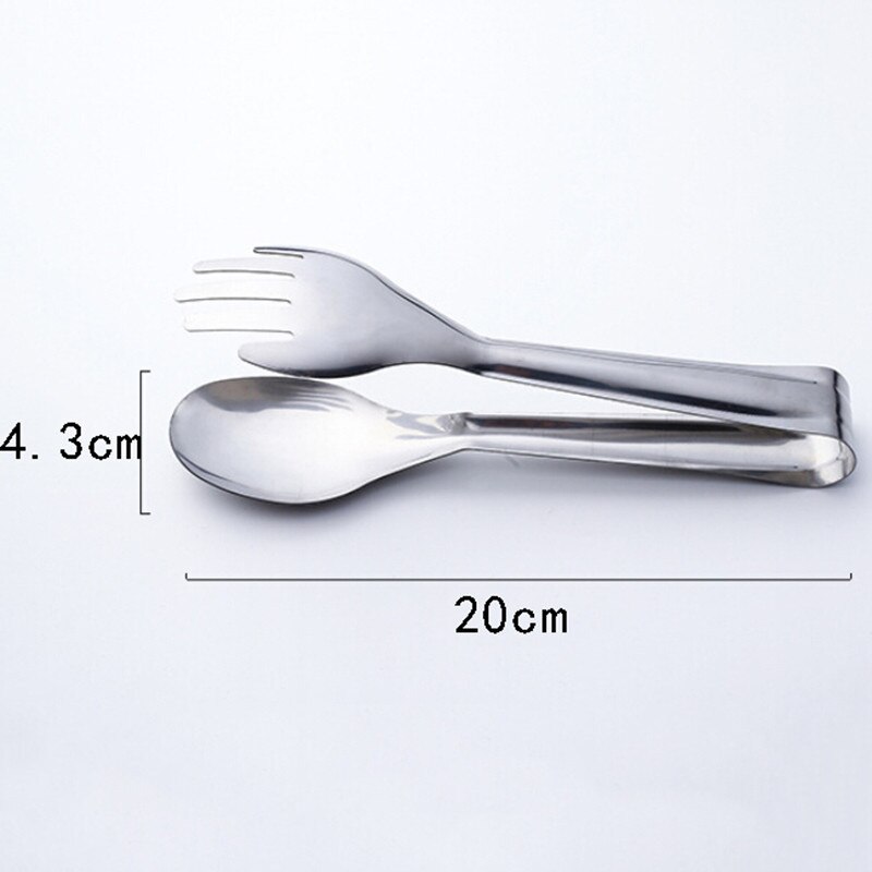 Stainless Steel Salad Tongs BBQ Buffet Kitchen Cooking Food Serving Utensil Tong Food Clip Kitchen Gadgets