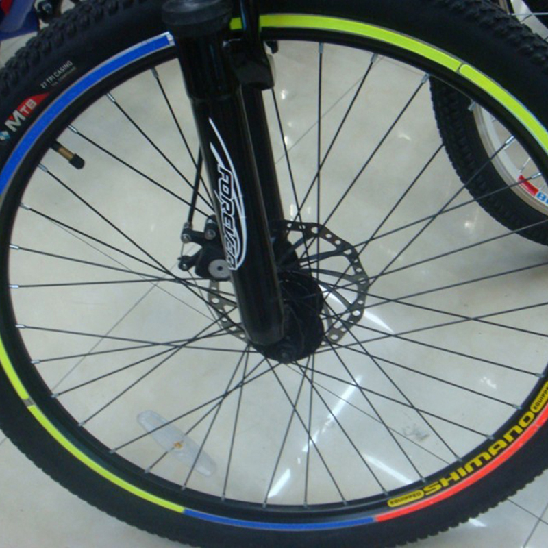 1pc Reflector Cycling Wheel Rim Stickers MTB Bike Wheel Reflect Cover Accessories Fluorescent Bicycle Tire Reflective Sticker