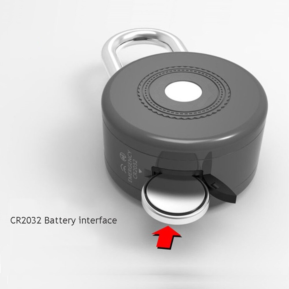 Bluetooth Phone APP Smart mini portable lock, electronic keyless outdoor mini padlock for doors Bags and Luggage etc