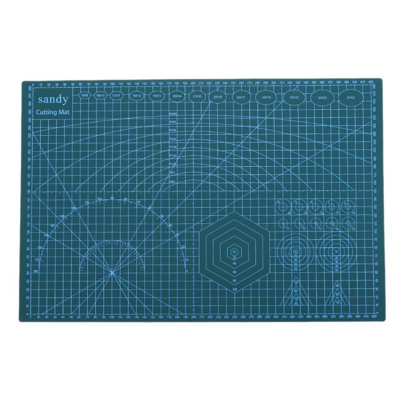 Pvc skæremåtte  a3 slidstærkt pad bord dobbelt side selvhelende skridsikker diy skæremåtte patchwork desk arrangør