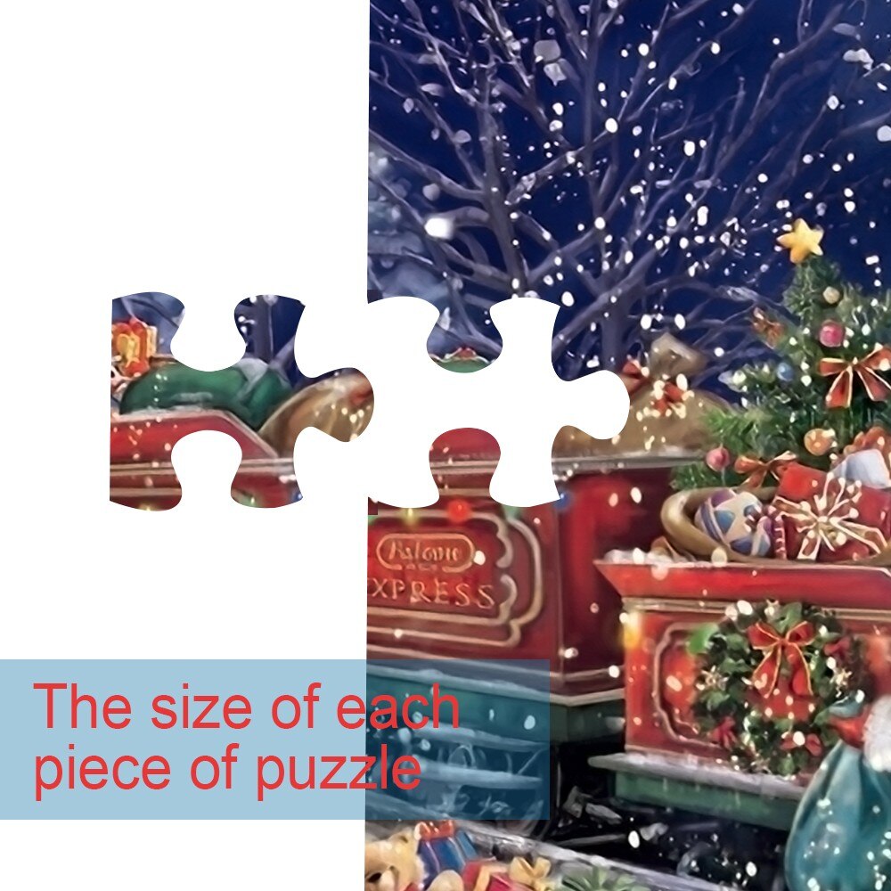 Puzzel Set 1000 Stuks Kerst Puzzel 1000 Grote Volwassen Kinderen Educatief Patroon Speelgoed Educatief Speelgoed