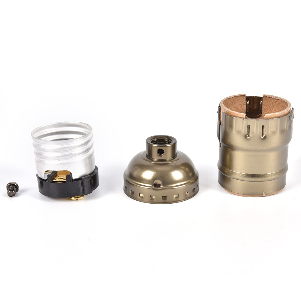 E26/E27 Retro Vintage Edison Screw Bulb Aluminum Shell Base Lamp Bulb Holder Pendant Lighting Socket