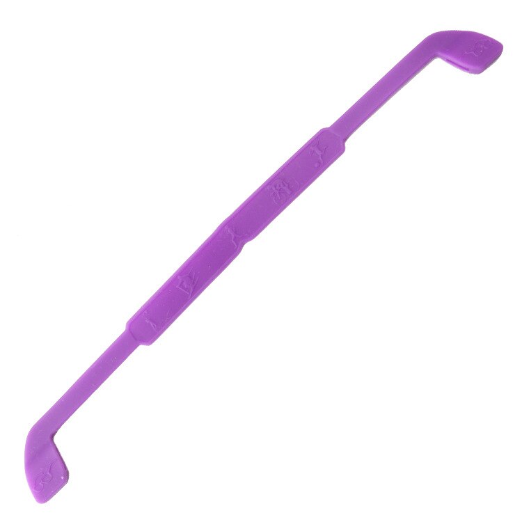 High Elastic Anti Slip Sets Silicone Sport Sunglasses Strap Glasses Ear hook Cords Eyeglasses Chain Cord Holder String Ropes: purple