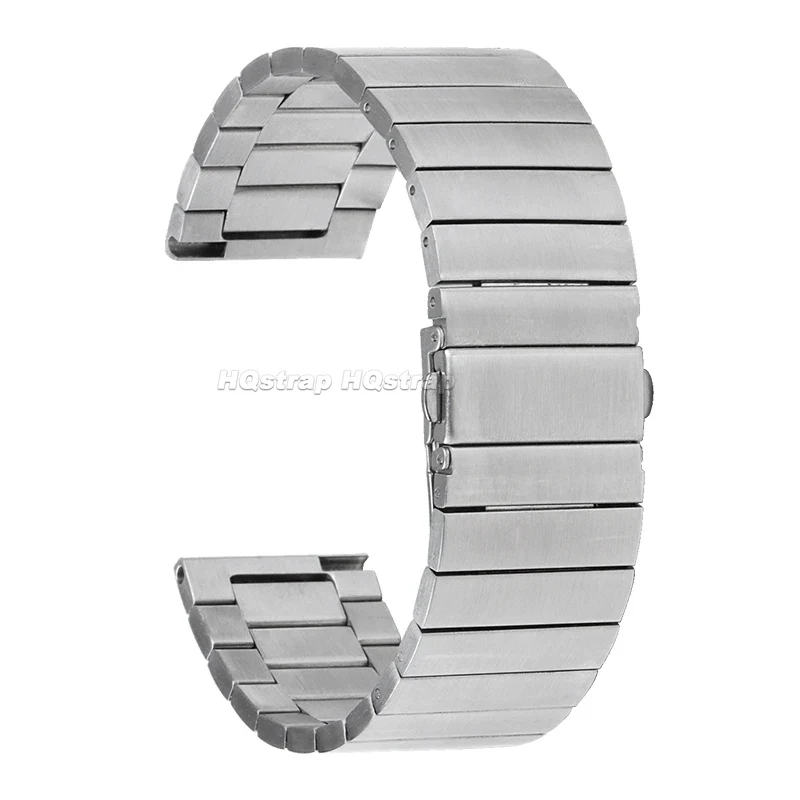 Solid Metal Watch Band 18mm 20mm 22mm 24mm Stainless Steel Wristband Smartwatch Replacement Strap Bracelet Watch Accessories: Red Black / 12mm