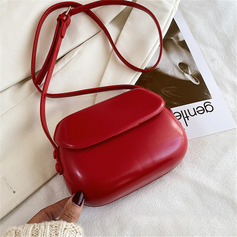 Mode Vrouwen Messenger Bag Pu Lederen Kleine Shell Tas Vintage Schoudertas Dames Handtassen Luxe Purse Crossbody Tassen