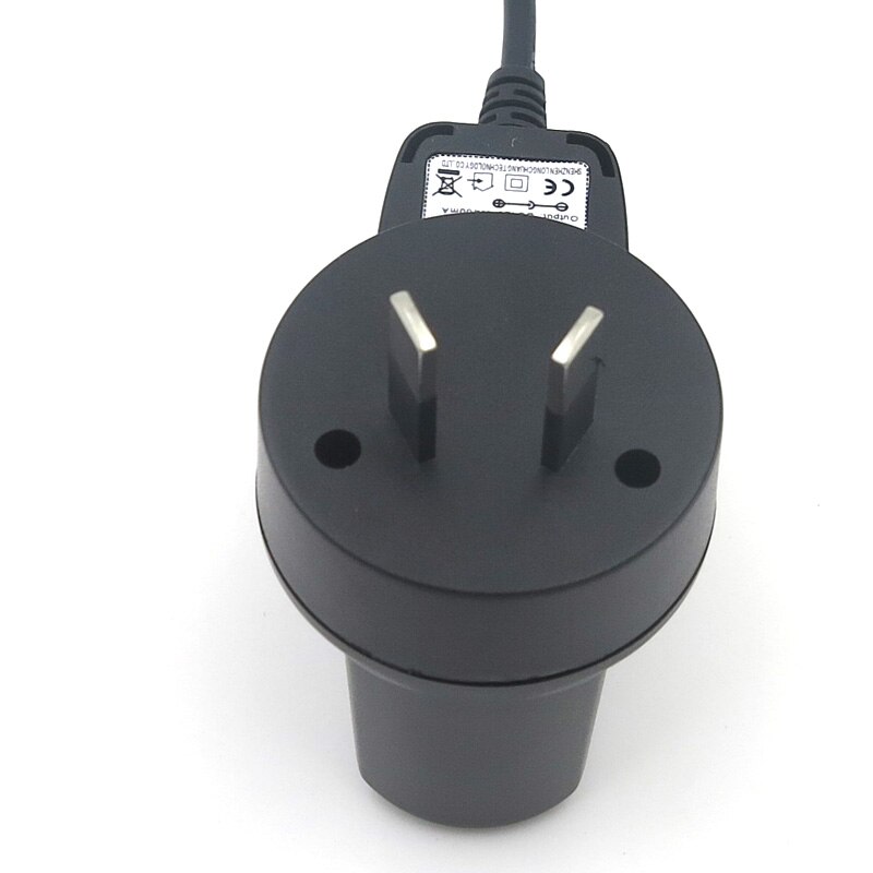 Vored 12v 100ma ac/dc adapter strømforsyning us/eu stik universal oplader 5.5*2.1mm til lommelygte/ scenelampe hurtig