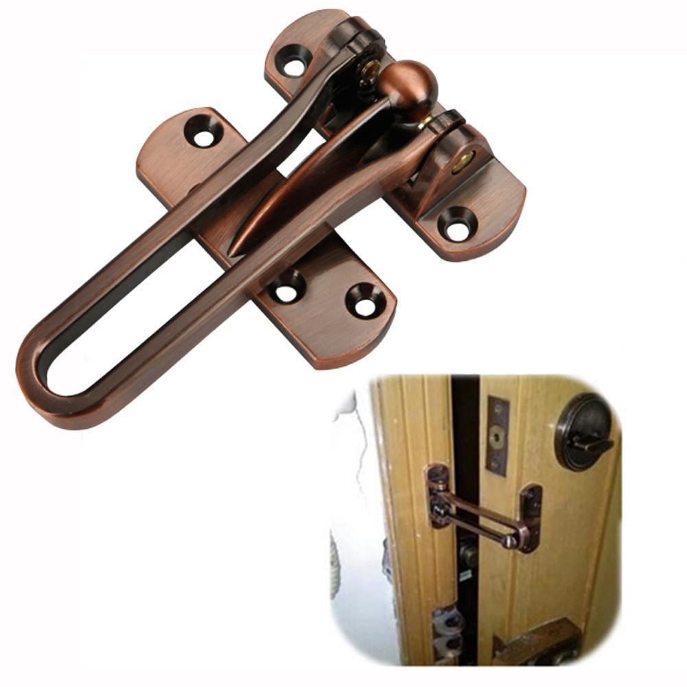 Household Door Security Guard Zinc Alloy Hasp Latch Anti-theft Cabinet Home Window Hotel Chain Locks Security Lock Door Cla I5X6