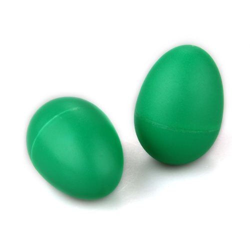 2 Stuks Van (2 Plastic Groene Ei Maraca Rammelaars Shaker Percussie Kid Musical Speelgoed)