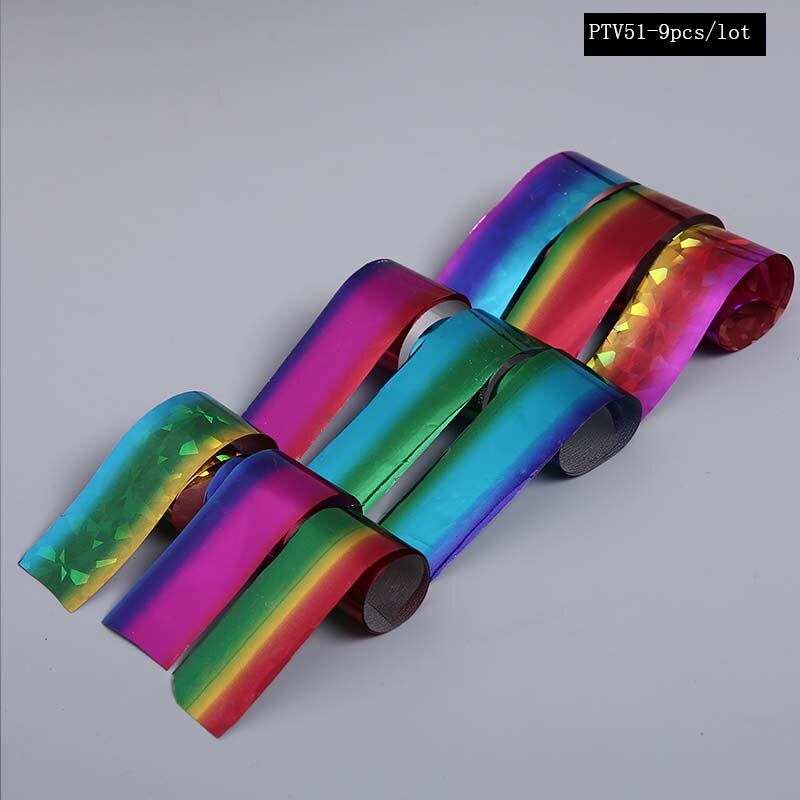 1set Starry Sky Nail Foils Nail Art Transfer Sticker Decal Stylish DIY Nail Tips Decoration: PTV51