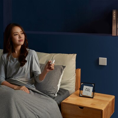 Aqara Smart Wall Switch D1 Zigbee Wireless Remote Control Key Light Switch Neutral Fire Wire Triple button For Mijia smart home