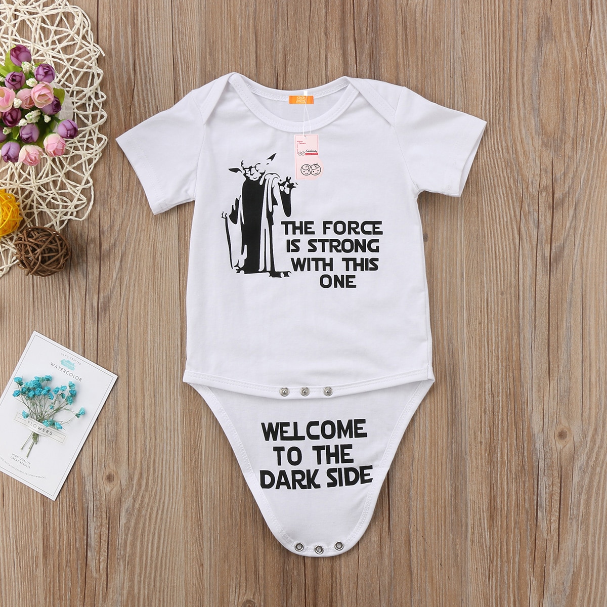 summer Funny Kids Infant Baby Boy Girl Clothes short sleeve printed Bodysuit Jumpsuit Bodysuit kid Outfit