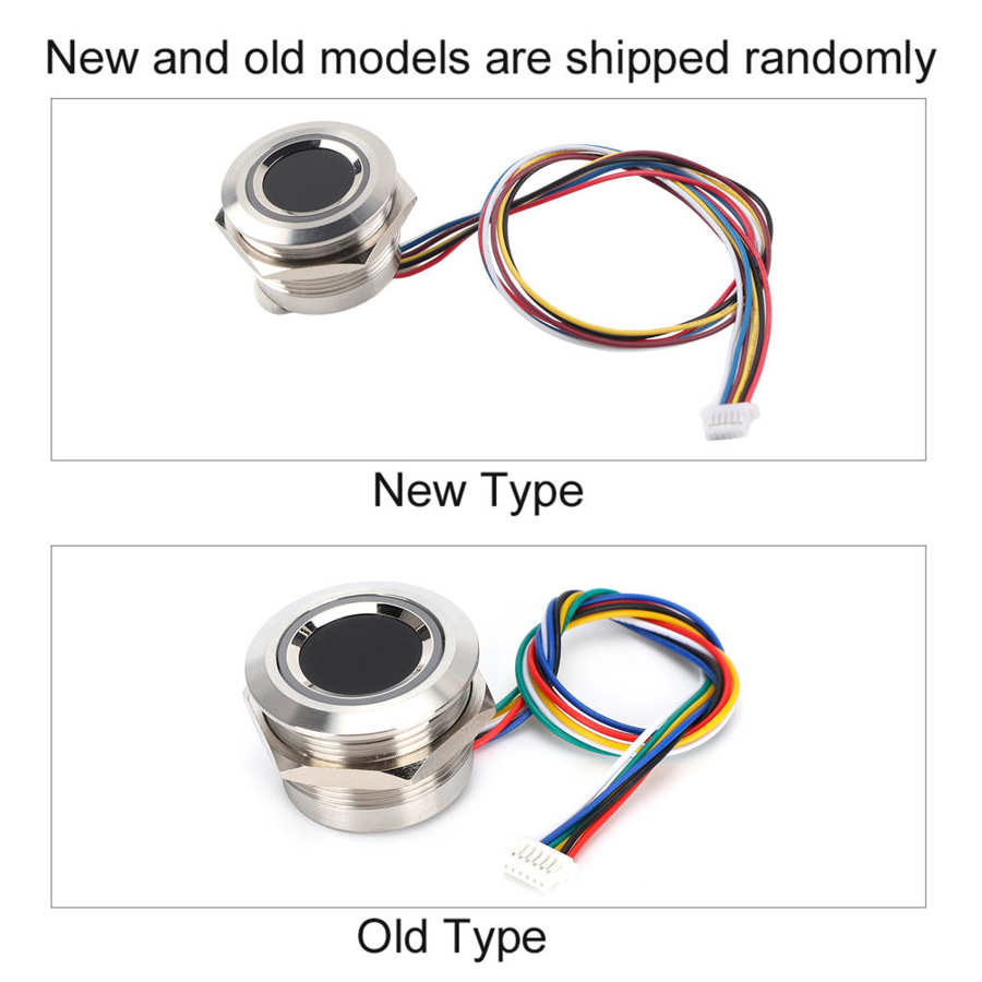 R503 Fingerprint Identification Module Circular Capacitive with 2-Color Ring Indicator Light 192x192 pixel sensor