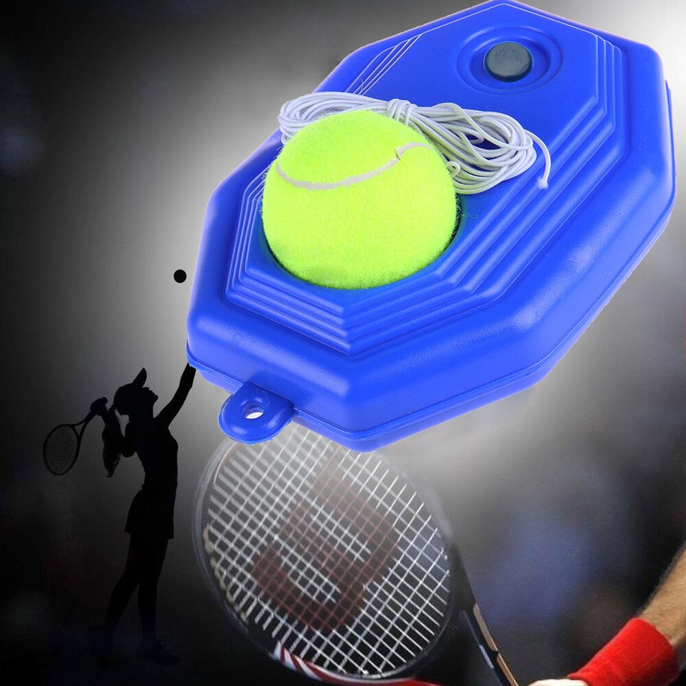 Tennis Singles Training Practice Tool Tennis Trainer Self-study Tennis Training Tool Exercise Self-study Rebound Ball Def24