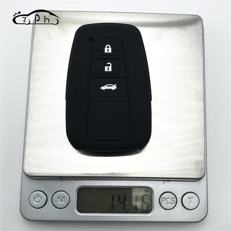 Silicone Car Key Cover For Toyota Camry Prado CHR Prius Corolla RAV 4 Remote Key Shell Case Styling