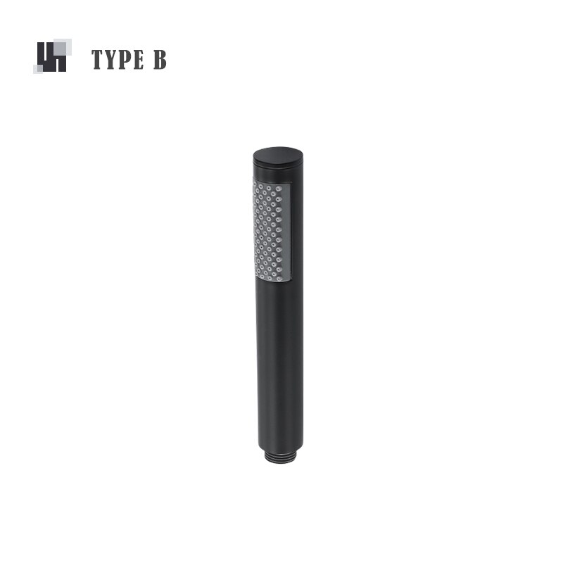 Brass Hand Shower Matte Black Hand Held Shower Set with Holder and Hose Wall Mounted Hand Hold Shower Head: B Hand Shower only
