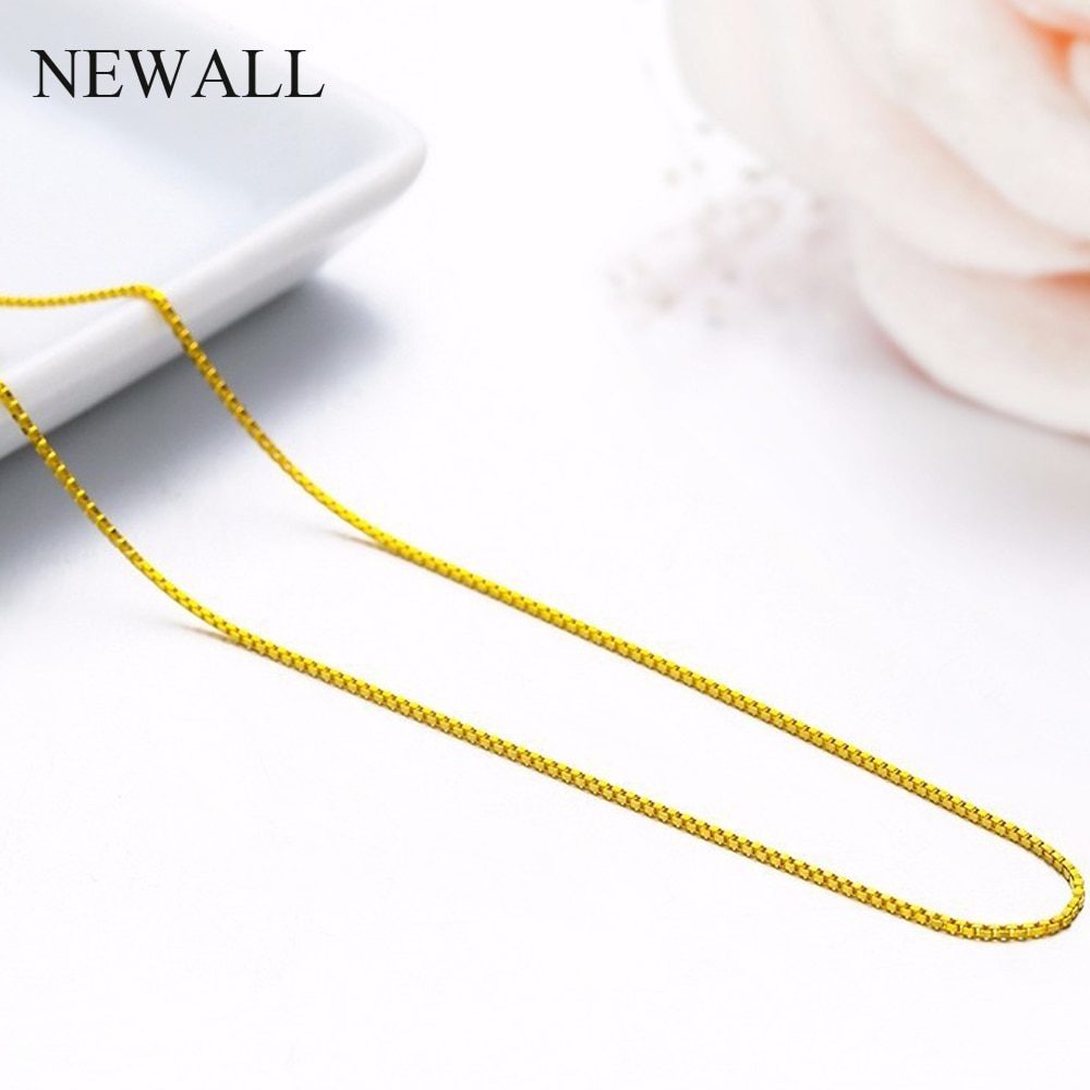 1.2/1.5 Mm Roestvrij Staal Zilveren Box Ketting 47 Cm + 4 Cm Breiden Ketting Past Mannen Vrouwen 'S Sieraden