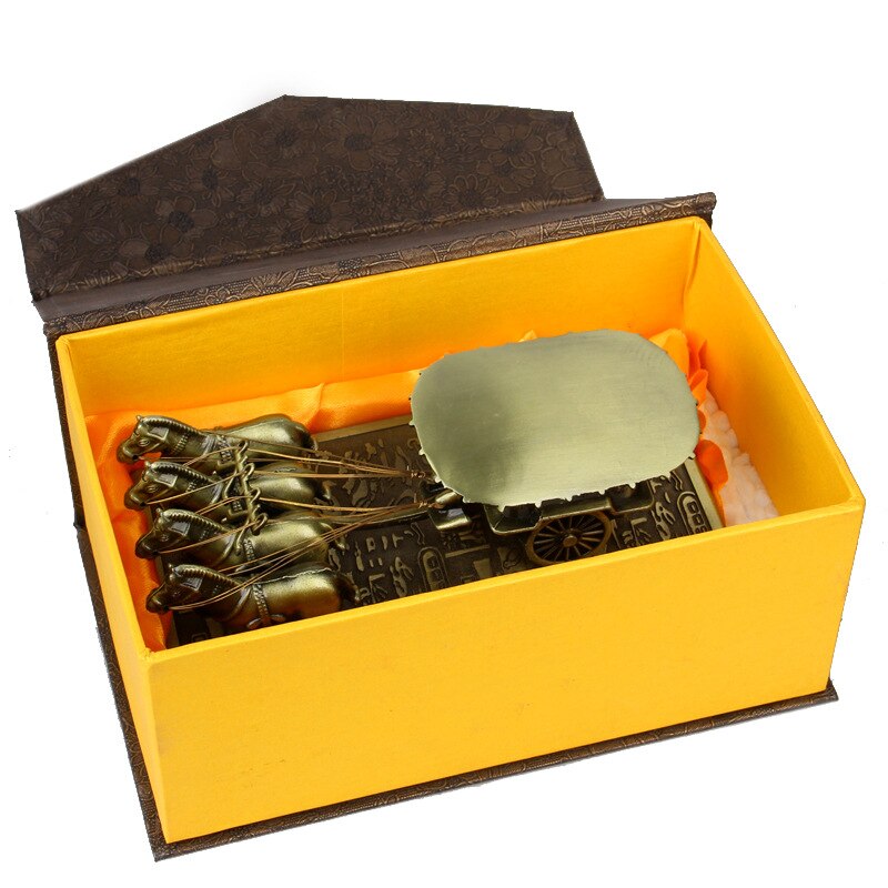 Terracotta Warriors Ornaments The Eighth Wonder of the Copper World Simulated Terracotta Warriors and Horses Souvenirs