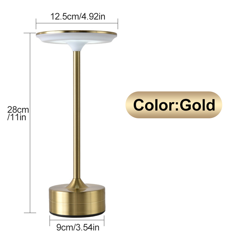 Lampada da scrivania a LED Lampada da scrivania touch dimmerabile Ricarica USB Comoda per il trasporto della scrivania dell'ufficio Decorazione della stanza Luce notturna dell'atmosfera: Beige