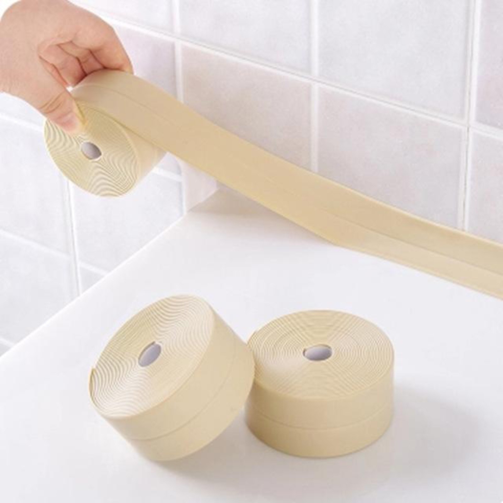 Bathroom Shower Sealing Tape PVC Bath Toilet Caulk Tape Self Adhesive Waterproof Mildew Proof Tapes For Kitchen Sink Wall Corner - 13