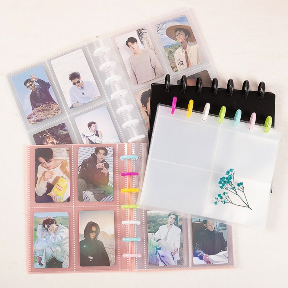 Multi-Taschen 3-Zoll-Fotoalbum eins Stil Idol Karten sammeln Buch kpop Karten Halfter verlieren blatt Bindemittel Foto karten Halfter