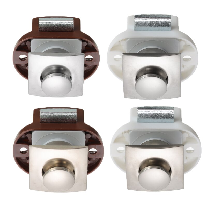 Universele Camper Auto Push Lock Rv Caravan Boot Thuis Kast Deurknop Diameter 20Mm Motor Mini Knop Sloten Lade klink