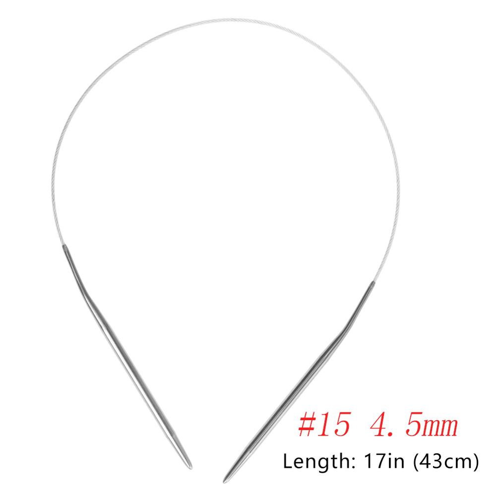 43 Cm Rondbreinaald Rvs Rondbreinaalden Haak Pins Handwerken Tool Handgemaakte Accessoires Duurzaam Naaien