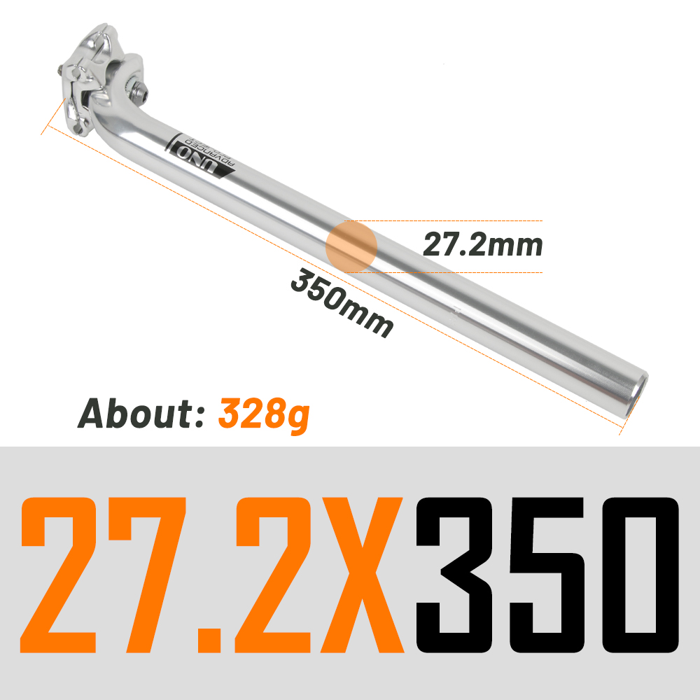 Uno Mtb Road Zadelpen 25.4/27.2/30.9/31.6mmx35 0/400Mm Mountainbike Aluminium Seat buis Fiets Onderdelen