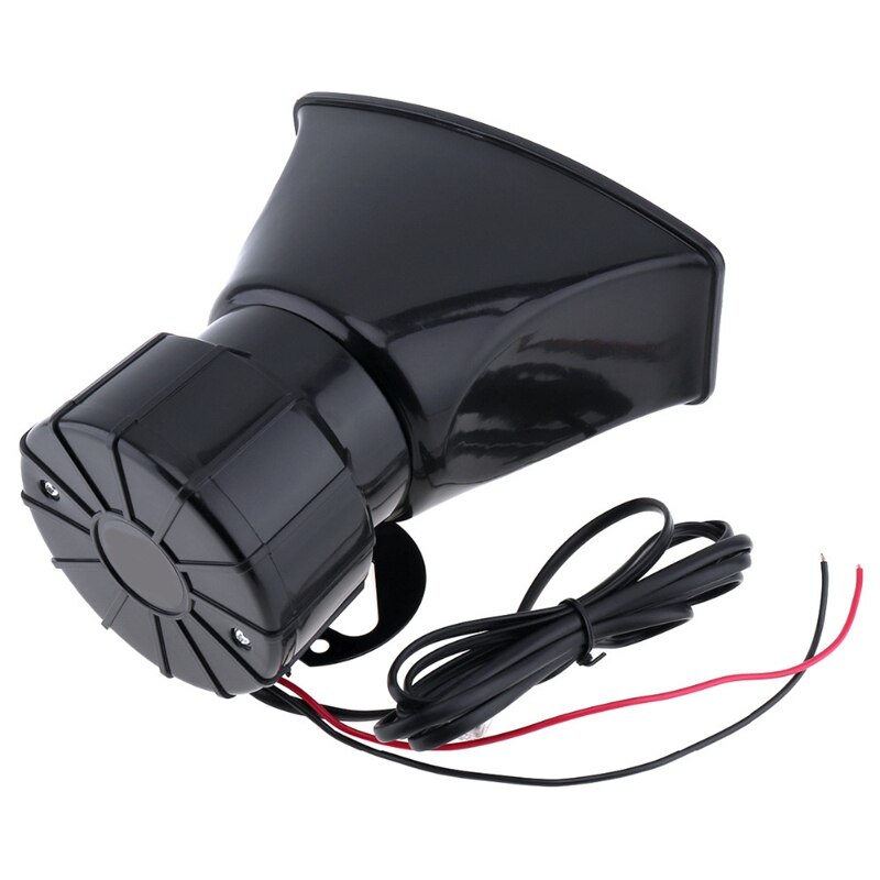 100W 12V 7 sons Super fort voiture électronique avertissement sirène moto alarme klaxon pompiers Ambulance haut-parleur haut-parleur avec micro