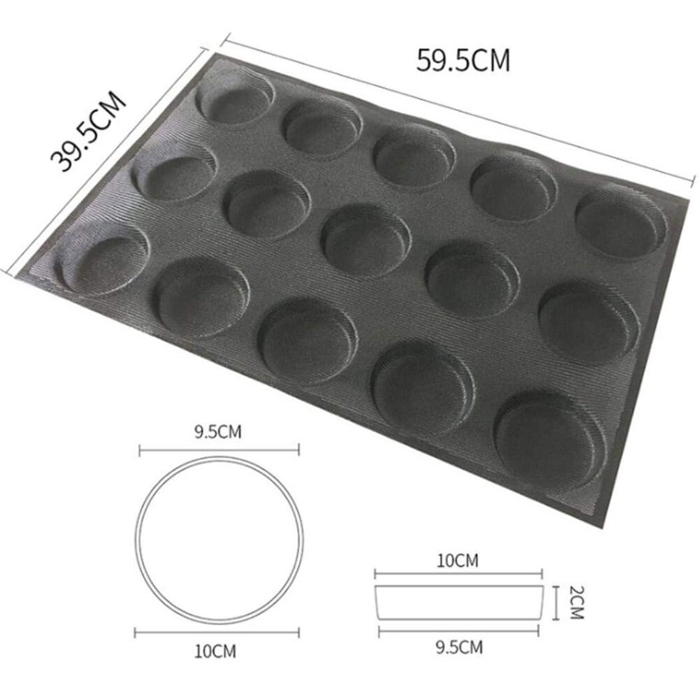 Silicone Forms Moldes Para Pan Style Round Shape Red Bread Form/Loaf Pan