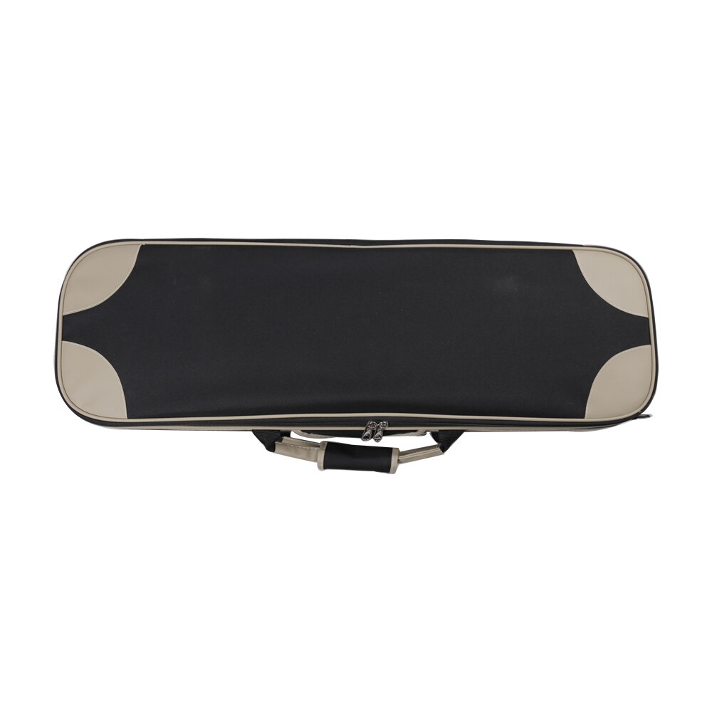 Tongling Hoogwaardige Over-Rand Viool Case W/Hygrometer Black Canvas Violino Case Professionele Viool Accessoires