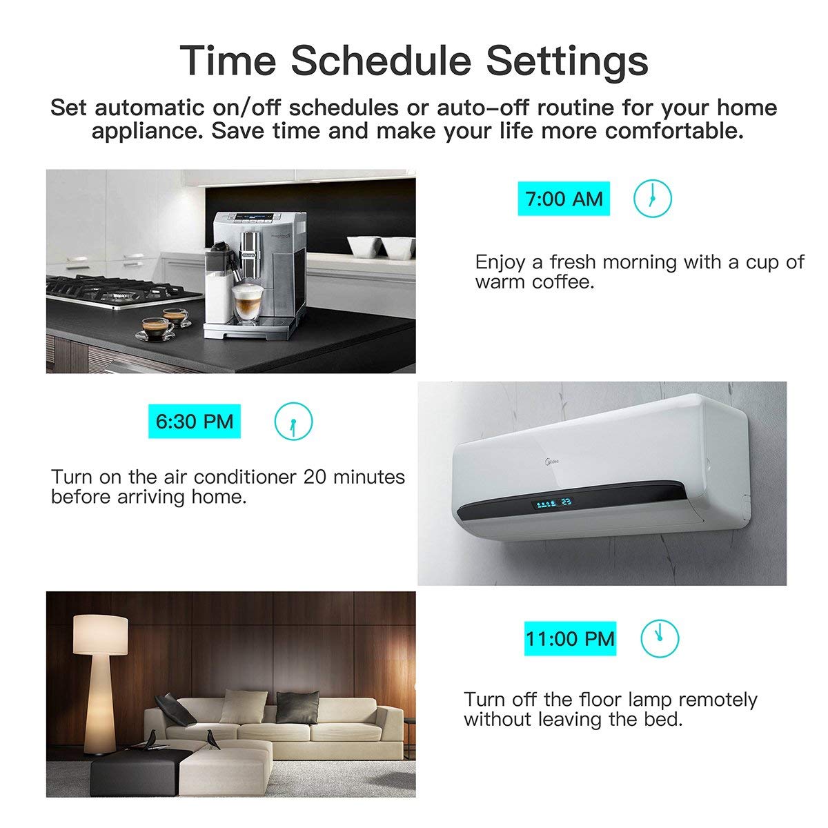 WiFi Smart Power Strip Surge Protector UK Plug Socket with USB Homekit 6ft Extension Cord for Alexa Echo Google Assistant,IFTTT