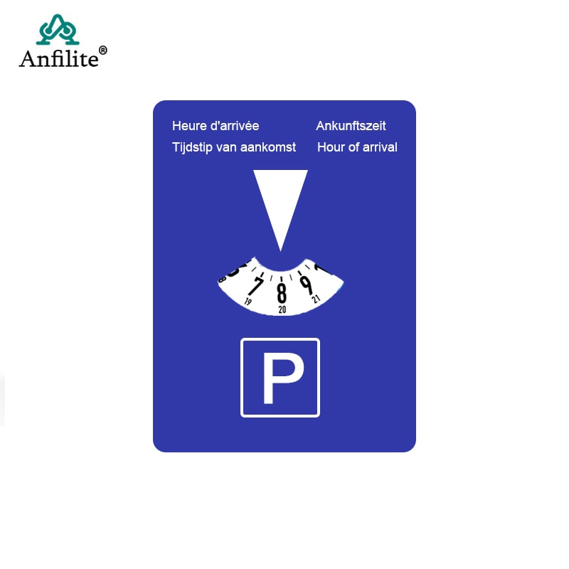 Vehicle Car Parking Disc Timer Clock Time Display Plastic Disc Parking Time Tools Portable Car Parking Timer Clock